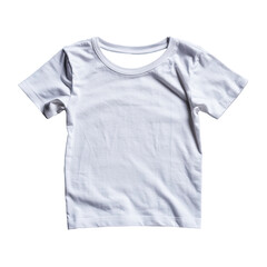 Fototapeta premium White kids' t-shirt, studio shot, blank, apparel mockup