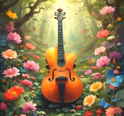 Illustration of sound background.