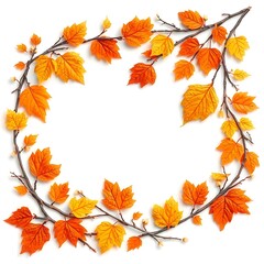 autumn leaves border