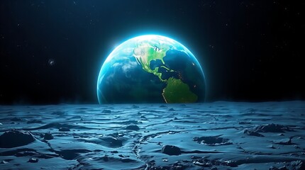 earth in space