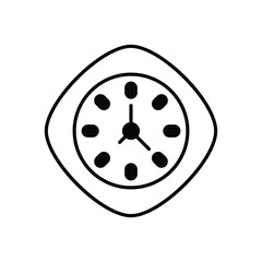 Clock vector icon