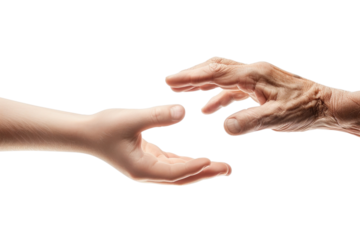 PNG Generations connecting through hands