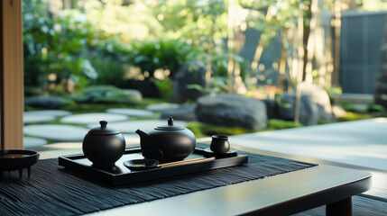 teapot and cup