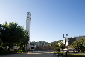The bell tower of the University of Concepcion in Chile