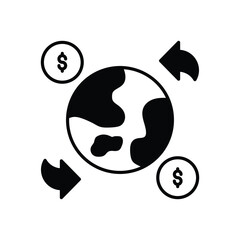 Money Transfer vector icon