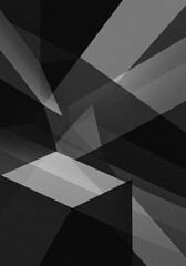 Obraz premium black and white abstract background, black, square, concept, decoration, template, business, 