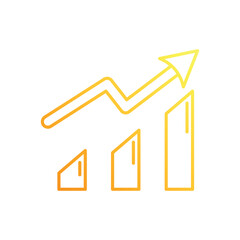 Growth Chart vector icon