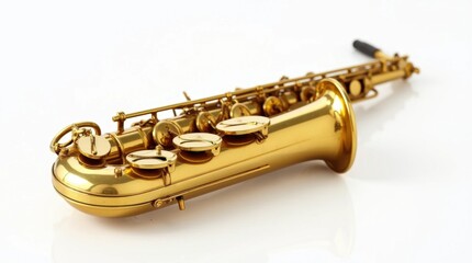 Fototapeta premium Polished Golden Saxophone