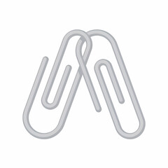 Obraz premium Linked Paperclips 