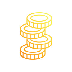 Gold Coin vector icon