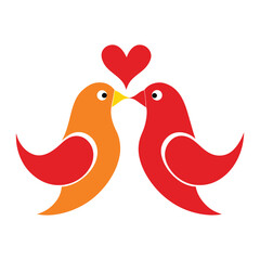 love-birds-depicted-in-pairs--representing-vector-illustration.