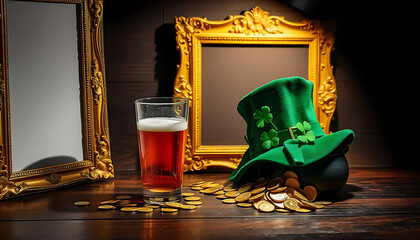 Lucky Deals Await! St. Patrick’s Day Flash Sale – Shop & Save Today, st. Patrick's Day Sale promotion Banner, design for advertising, banners, leaflets and flyers., created with generative ai
