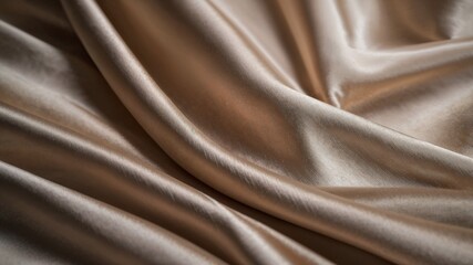Silk fabric texture, luxurious textile, smooth satin material, elegant fabric draping, soft and shiny cloth, folded silk background, flowing textile waves, silky smooth surface, high-quality fabric