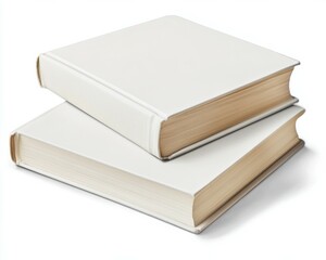Dust Jacket. Book Design with White Hardcover and Floating Dust Jacket Cover