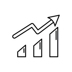 Growth Chart vector icon