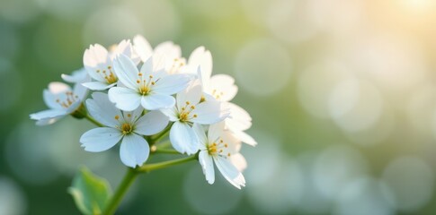 Intricate gypsophila cluster, fine white petals, airy feel , airy, plant