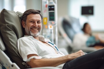 Fototapeta premium IV Drip Vitamin Infusion Therapy, 