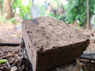 Fototapeta premium bricks made from burnt earth.