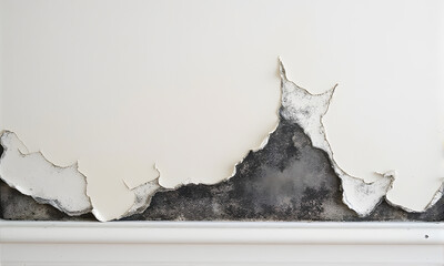 Peeling Paint and Mold on Wall