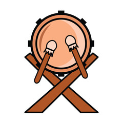 Mosque Drum Illustration