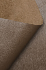 macro texture genuine leather mocha mousse tones, background picture, color of the year