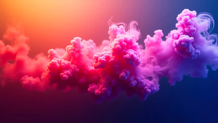 Fototapeta premium A vibrant and dynamic display of swirling smoke patterns
