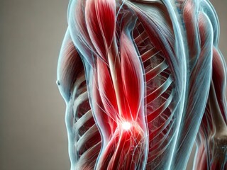 Elbow pain anatomy human body joint ache inflammation injury medical illustration healthcare tendon muscle
