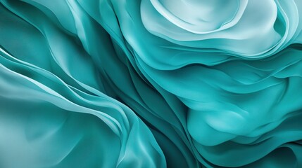 Teal Aqua Silk Fabric Gradient Texture Ultra HD Background