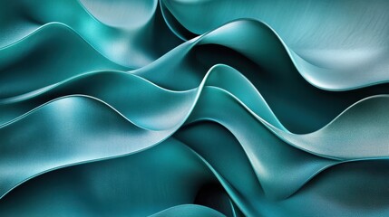 Obraz premium Teal Turquoise Silk Gradient Abstract Texture Ultra Standard Texture