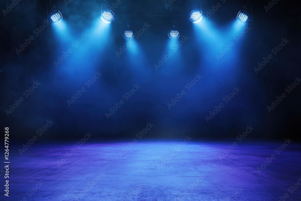 Poster experience vibrant artistic expression in a high quality studio with dynamic bokeh effects and capti