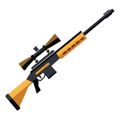 sniper vector image 