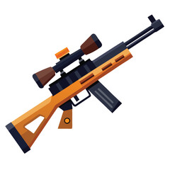 sniper vector image 