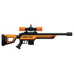 sniper vector image 