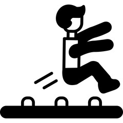 Long Jump Icon