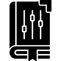 Stock Chart Book Icon