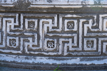 The ruins of Didyma are located a short distance to the northwest of modern Didim in Aydın Province, Turkey. It sits on a headland that in antiquity formed the Milesian Peninsula. Didyma was the large