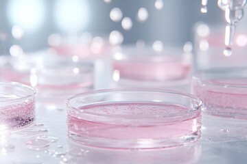 Discovering the intricacies of bacterial cultures in antibiotic research within a modern laboratory environment