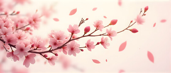 cherry blossom sakura  watercolour like