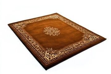 Fototapeta premium Elegant area rug with intricate design enhancing home decor and comfort
