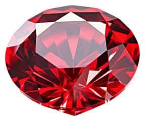 PNG Red dimond gemstone jewelry diamond.