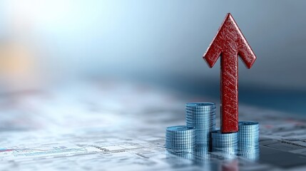 Analyzing economic growth global market data visualization digital environment analytical view histogram representation