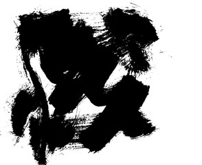 Ink brush strokes. Grunge Brush strokes Background. Grunge texture Background. Brush strokes texture. Black Brush strokes isolated on white background. Brush strokes grunge background.