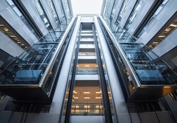 Modern Skyscraper Elevators - Architectural Design