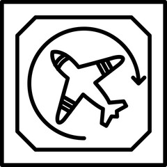 Airplane Services Icon