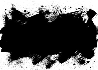 Ink brush strokes. Grunge Brush strokes Background. Grunge texture Background. Brush strokes texture. Black Brush strokes isolated on white background. Brush strokes grunge background.