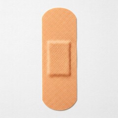 A band-aid plaster on a white background