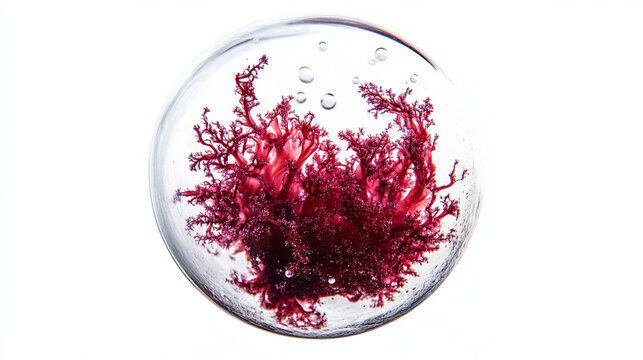 astaxanthin extract and bubble	
