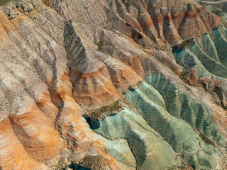 Aerial view of Ankara, Nallıhan Bird Paradise.