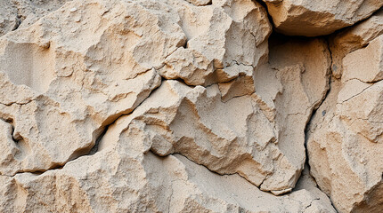 Light brown-gray grunge background. Old stone wall. White stone texture. Stone background. Abstract grunge stone background.