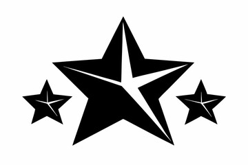 Fototapeta premium star logo design, geometric star icon, abstract star symbol